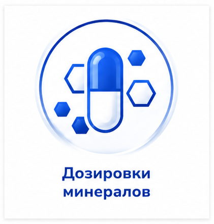 Дозировки минералов